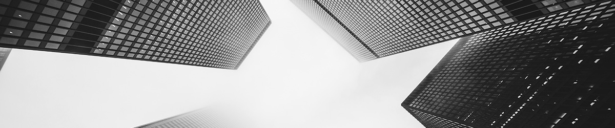 upward view of buildings